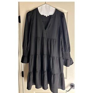 Tuckernuck Black Crepe Kenzo Dress